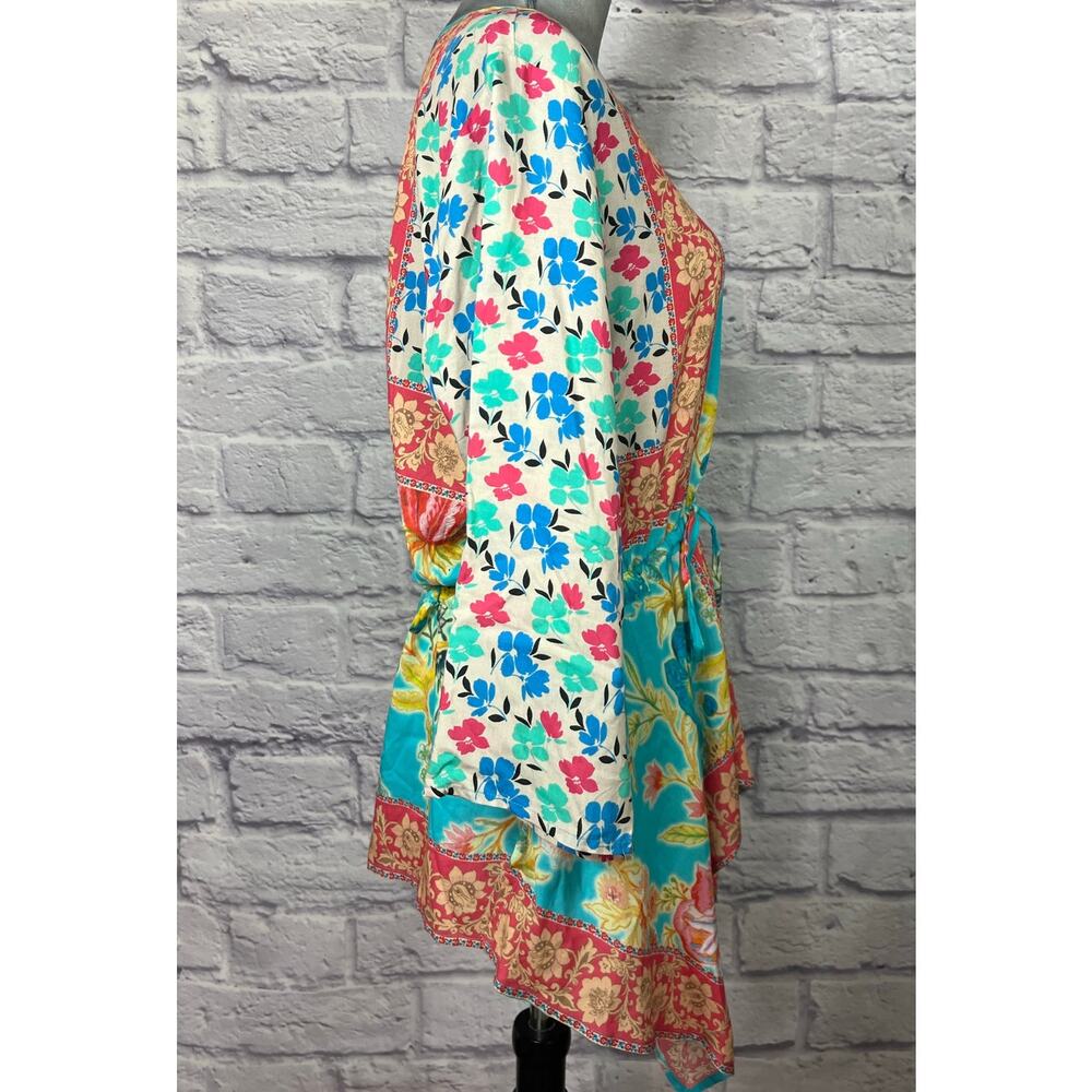 Tolani Collection Vibrant Boho Patchwork Hanky He… - image 3